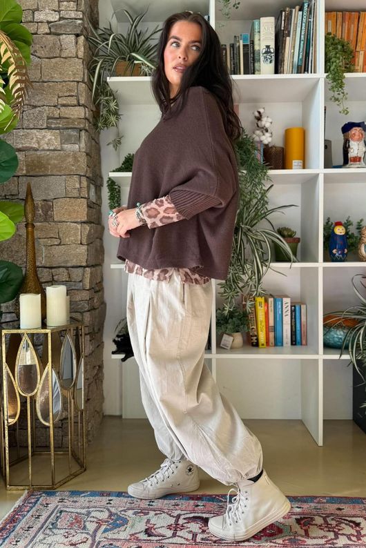 Basso Box Knit Chocolate